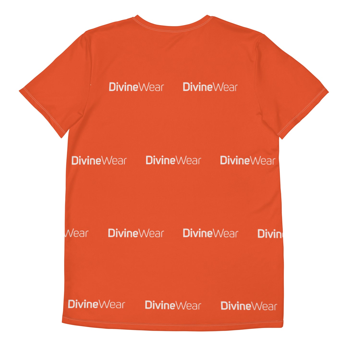 DivineWear SS22 Men's Athletic T-shirt Orange