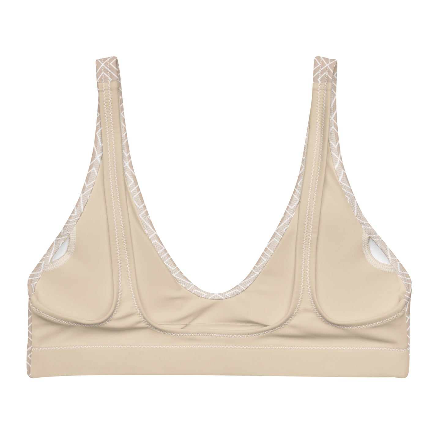 DivineWear Love Beige padded sports top