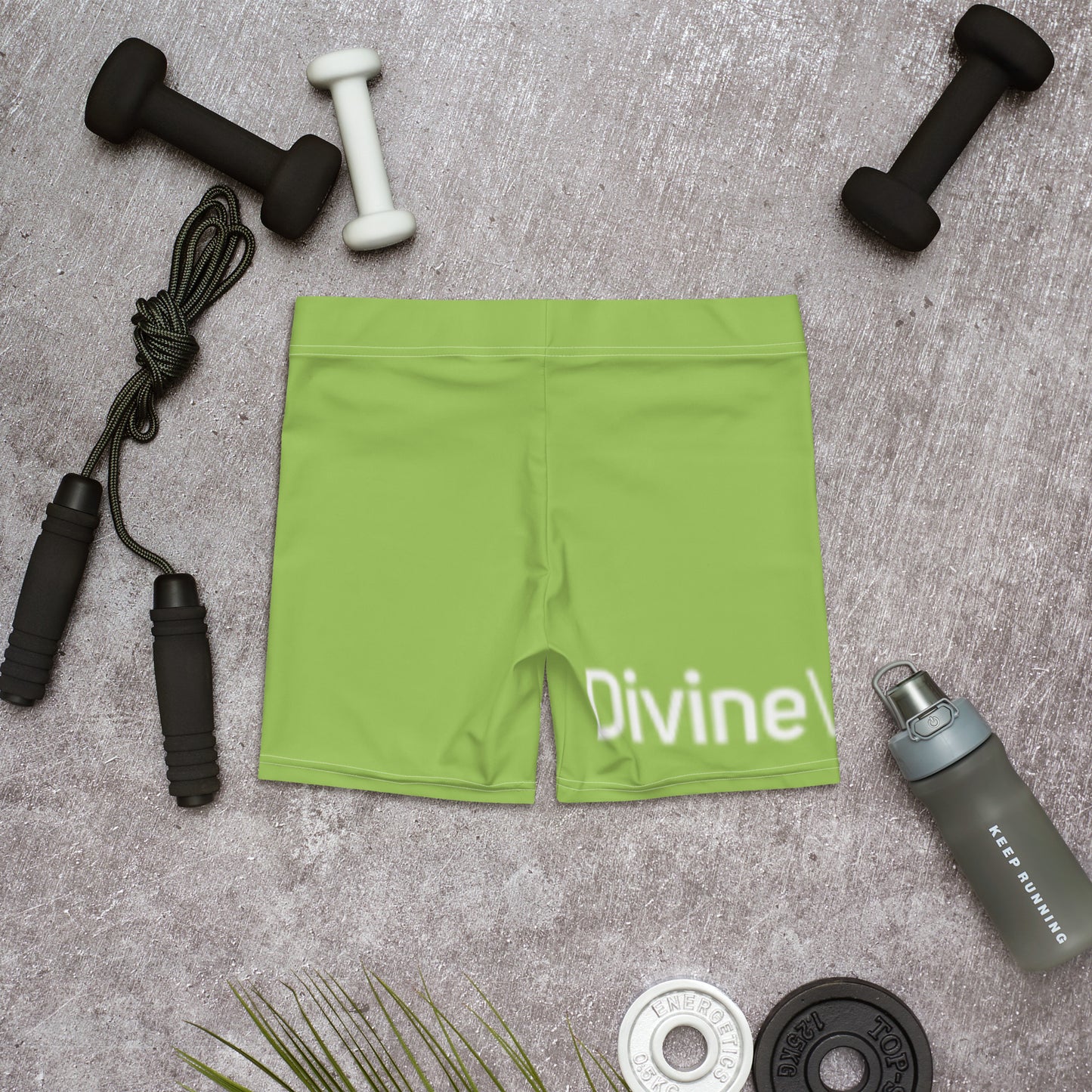 DivineWear SS22 Shorts in neon green