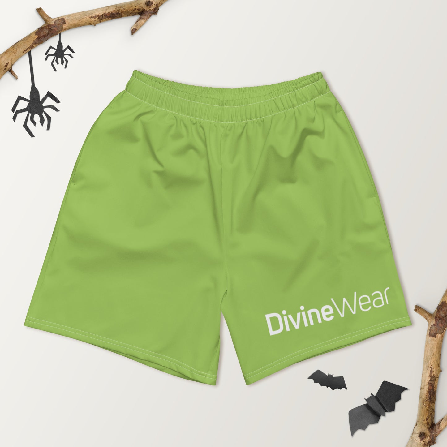 DivineWear  Men's Lime Athletic Shorts