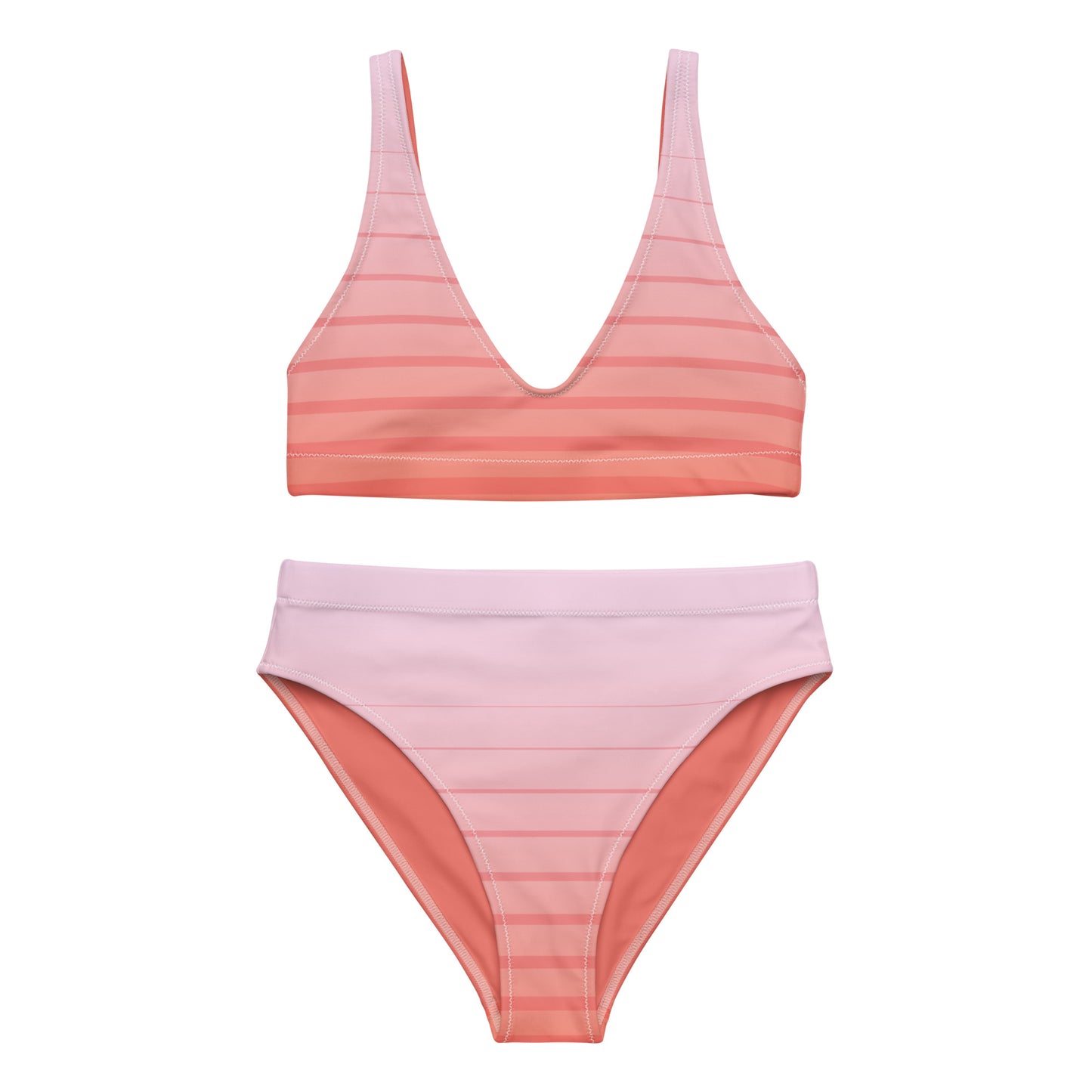 DivineWear Peach Orchard high-waisted bikini