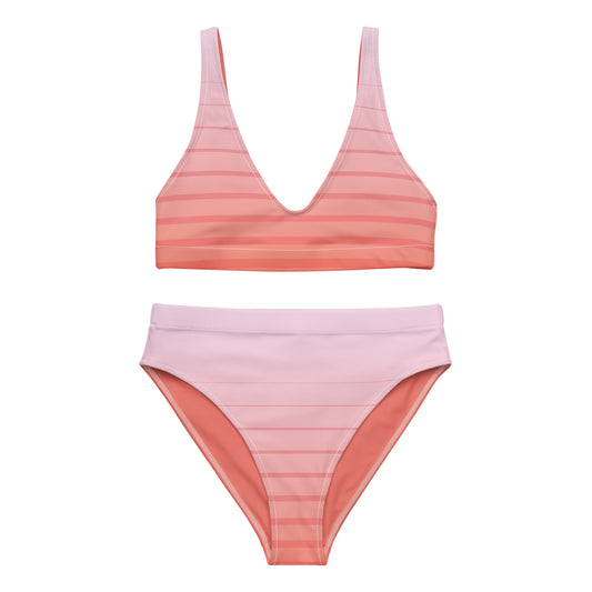 DivineWear Peach Orchard high-waisted bikini