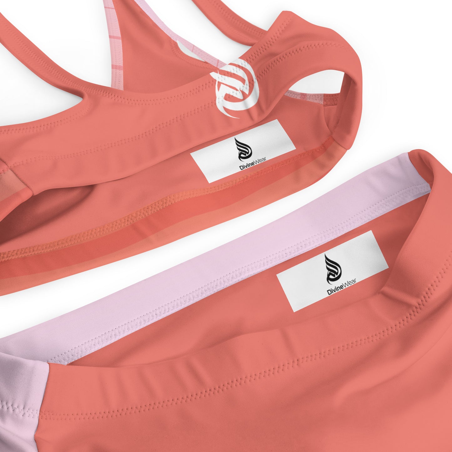 DivineWear Peach Orchard high-waisted bikini