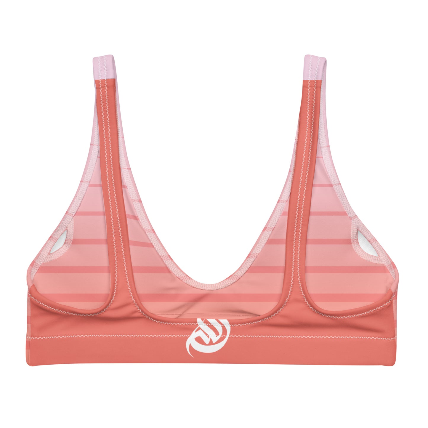 DivineWear Peach Orchard padded bikini top