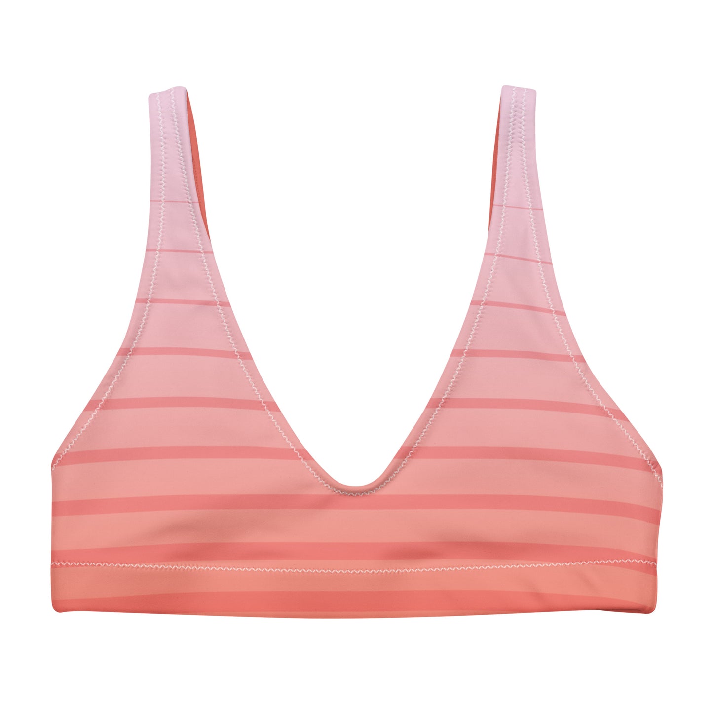 DivineWear Peach Orchard padded bikini top