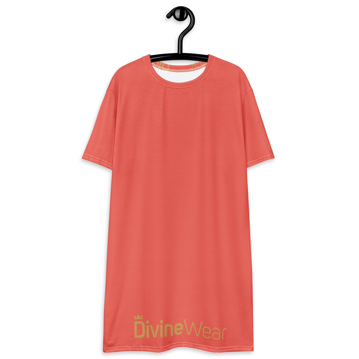 DivineWear Peachy T-shirt dress The Crown Collection