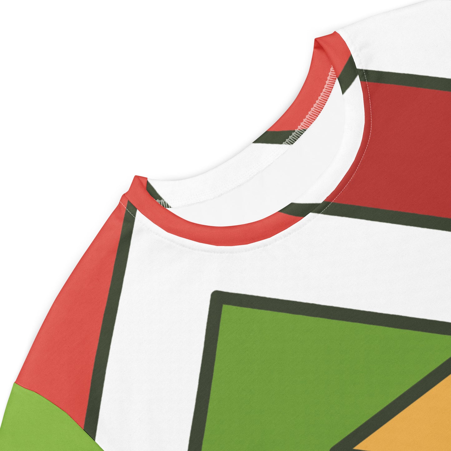 DivineWear Green Color Block T-shirt dress The Crown Collection