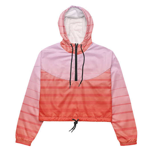 DivineWear Peach Grove cropped windbreaker
