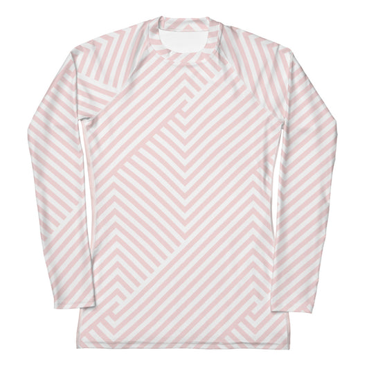 DivineWear Pretty in Pink Women's Rash Guard