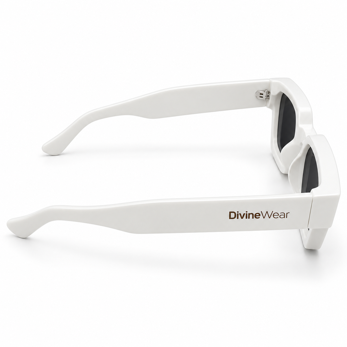 DivineWear Frames — White — logo side view