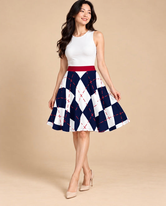 The Diamond life Skirt — approved editorial model