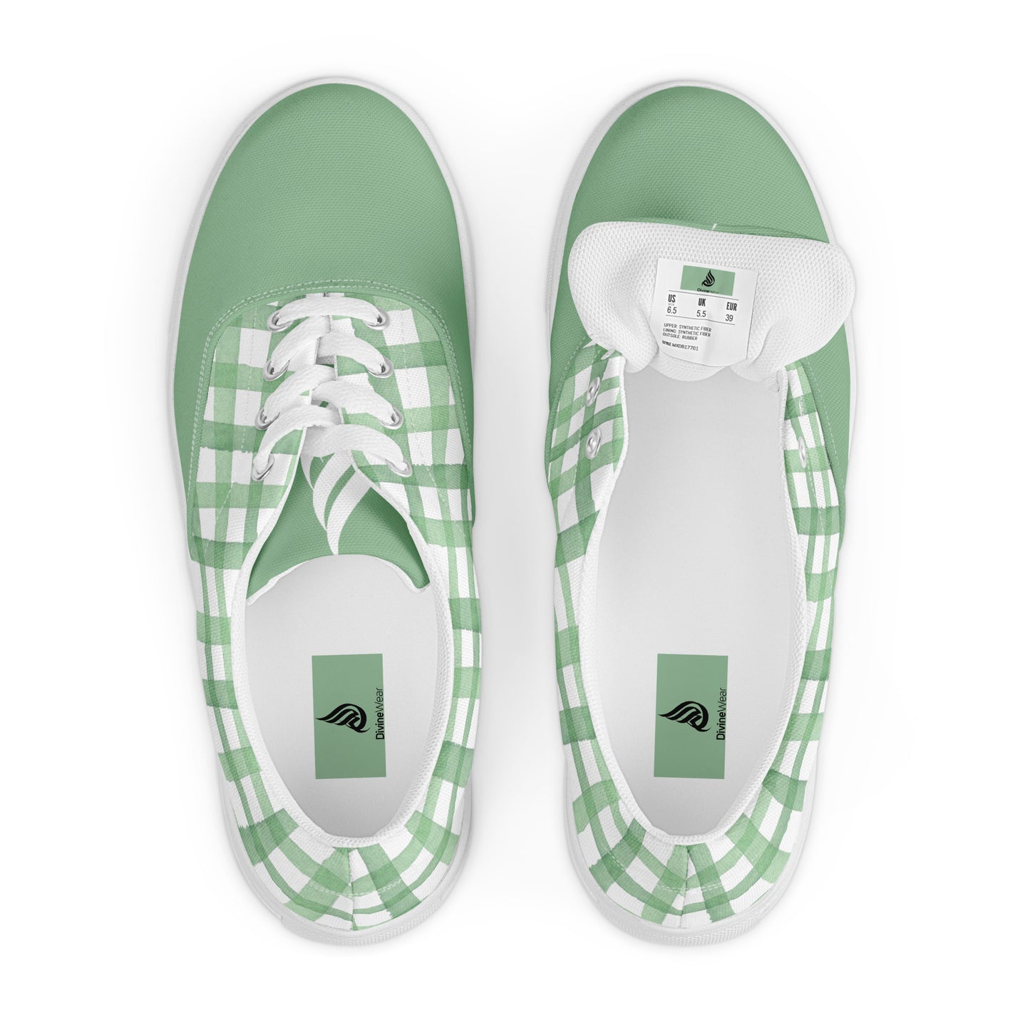 DivineWear Women's Sage lace-up canvas shoes