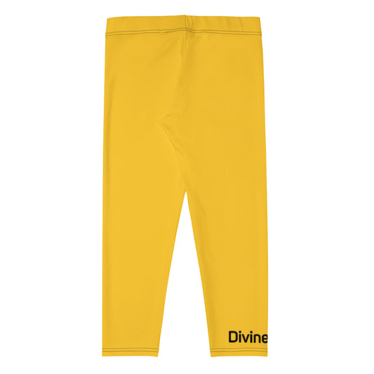 DivineWear Capri Leggings Yellow