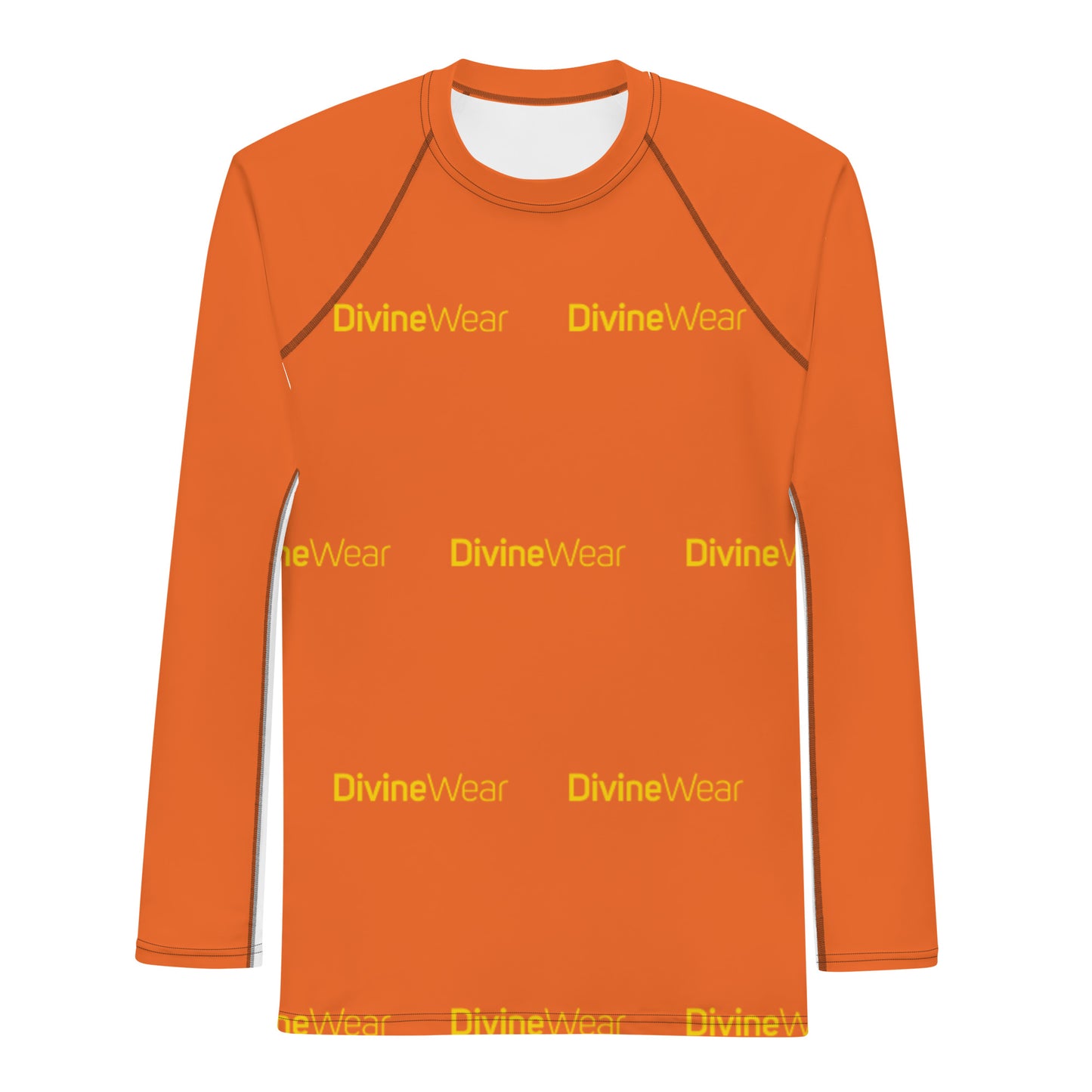 DivineWear FW22 Long Tee in Orange Crush