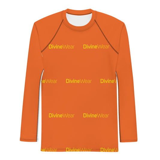 DivineWear FW22 Long Tee in Orange Crush