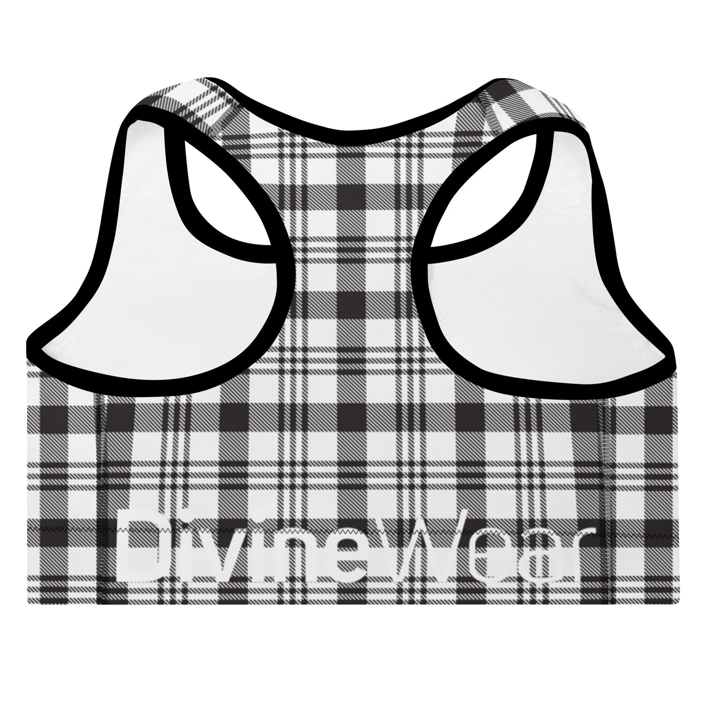 DivineWear Fall22 Padded Sports Bra in Black