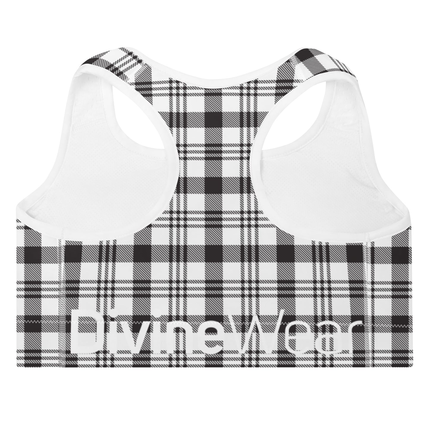 DivineWear Fall22 Padded Sports Bra in Black
