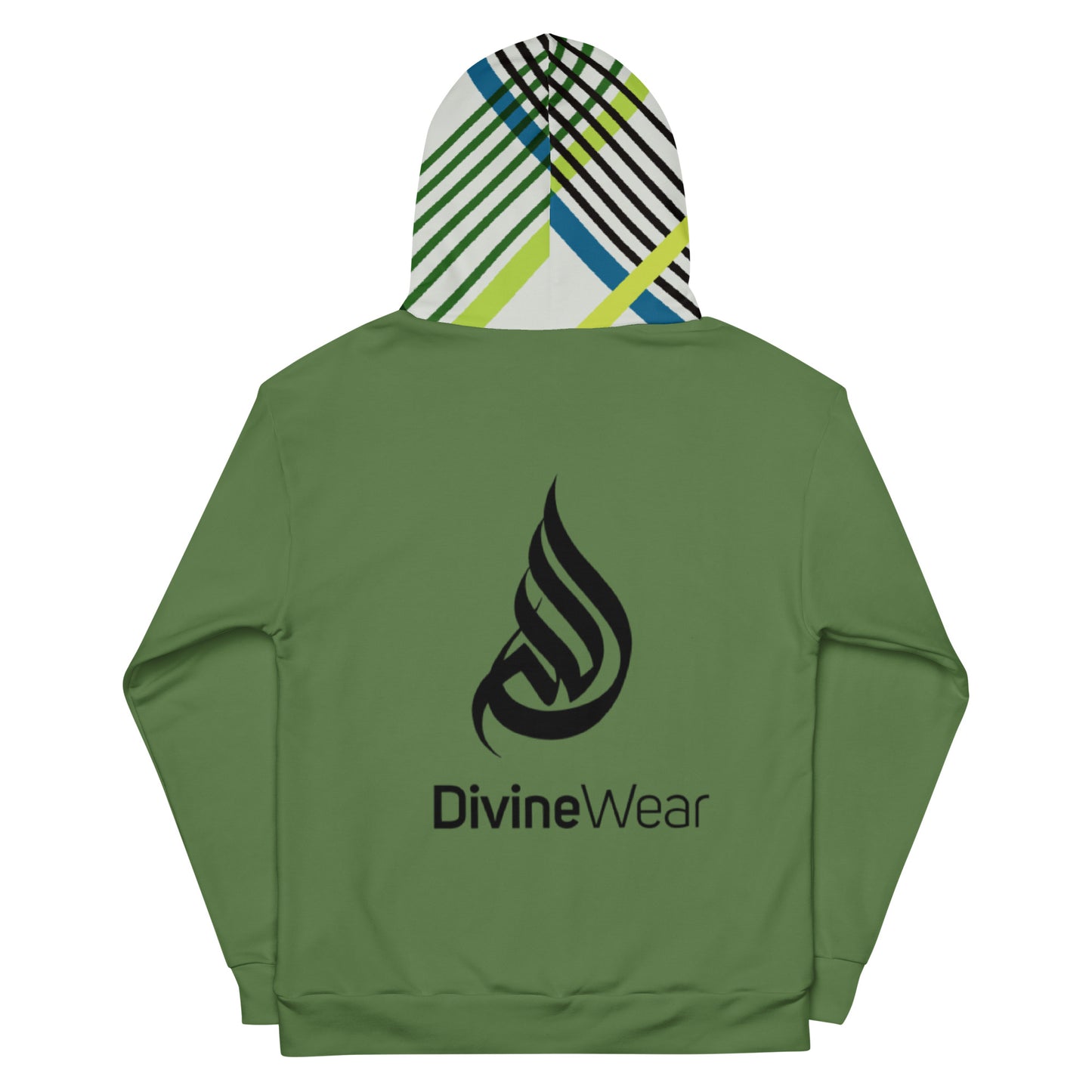 DivineWear FW22 Green Plaid Hoodie