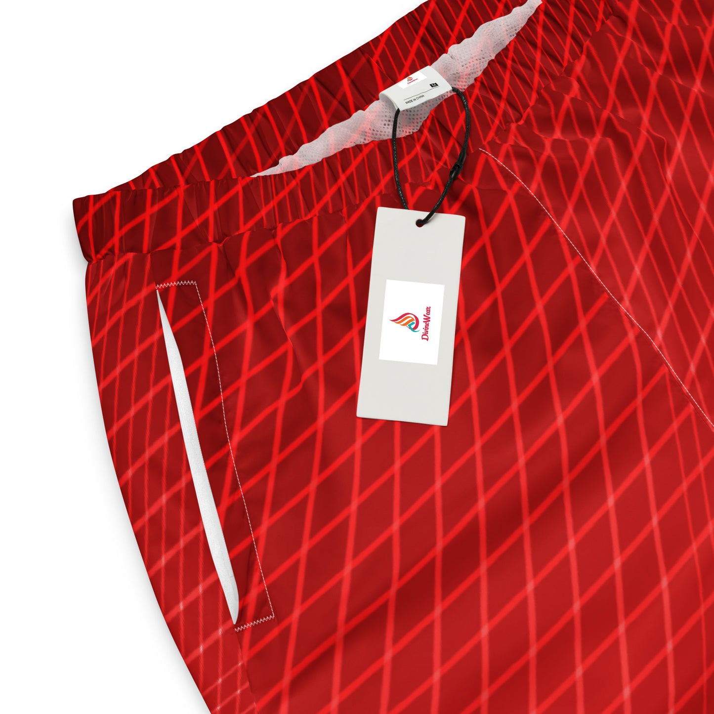 DivineWear Ruby Red Mens track pants