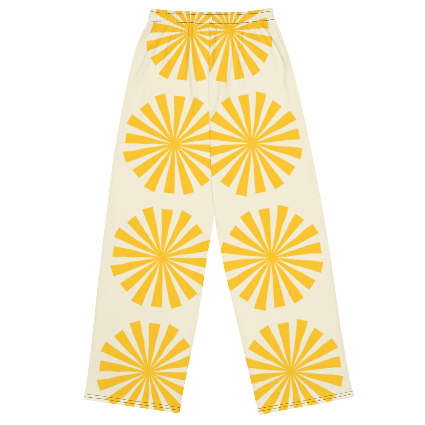 DivineWear Fall22 wide-leg pants in Yellow