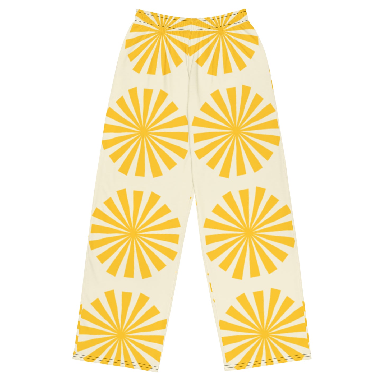 DivineWear Fall22 wide-leg pants in Yellow