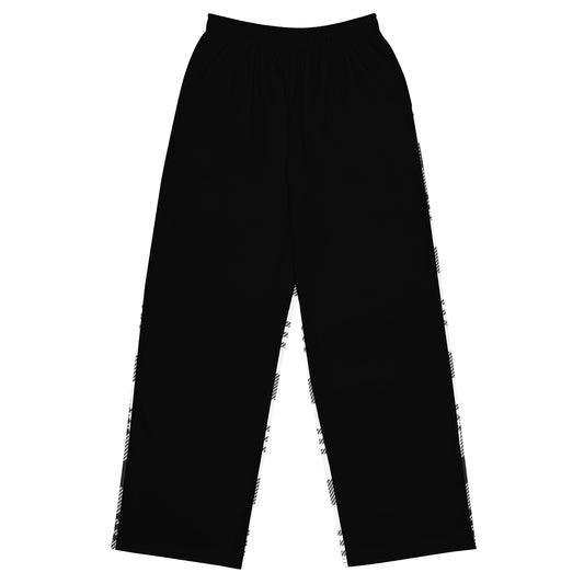DivineWear FW22 wide-leg pants / Black Color Block