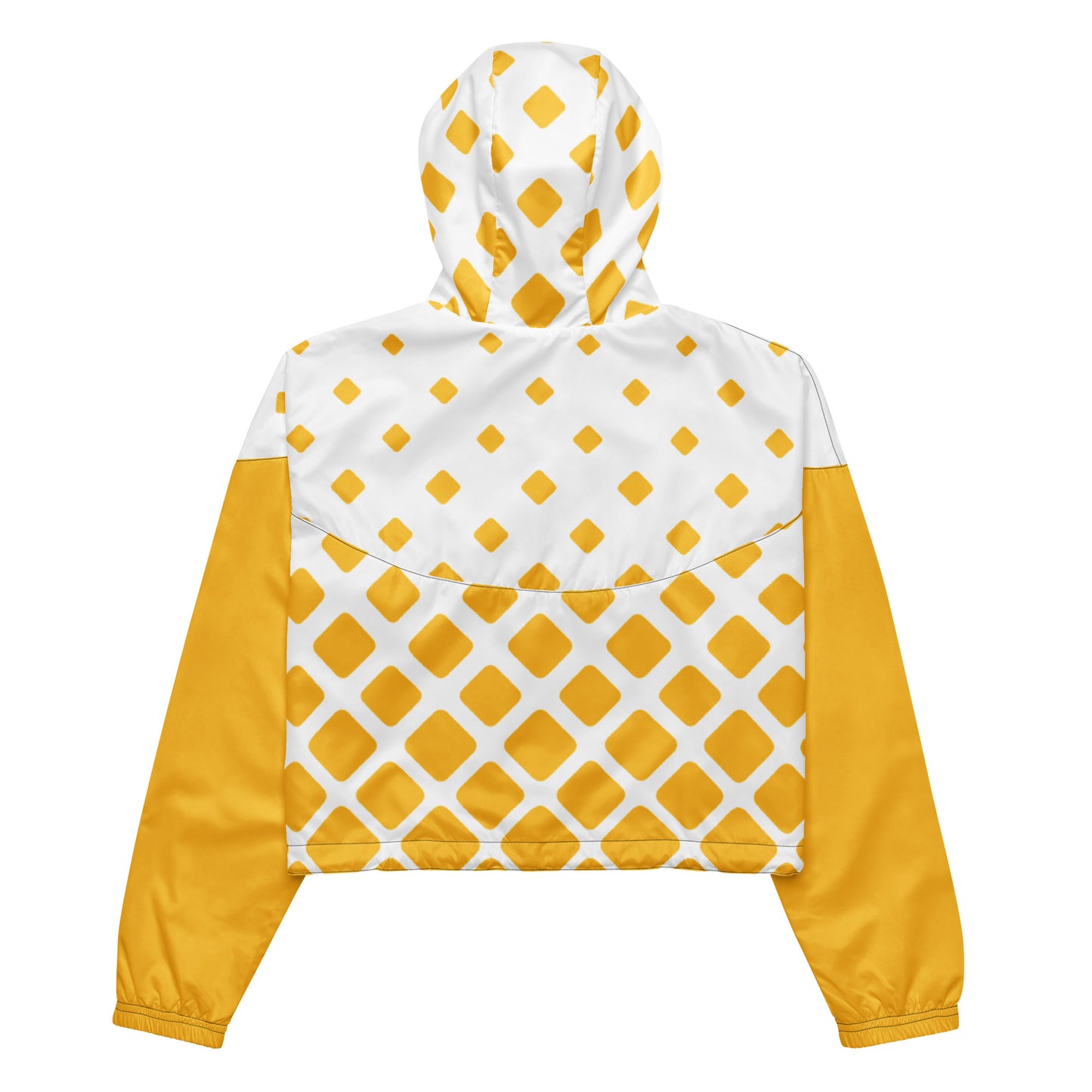 DivineWear FW22 Women’s cropped windbreaker Yellow