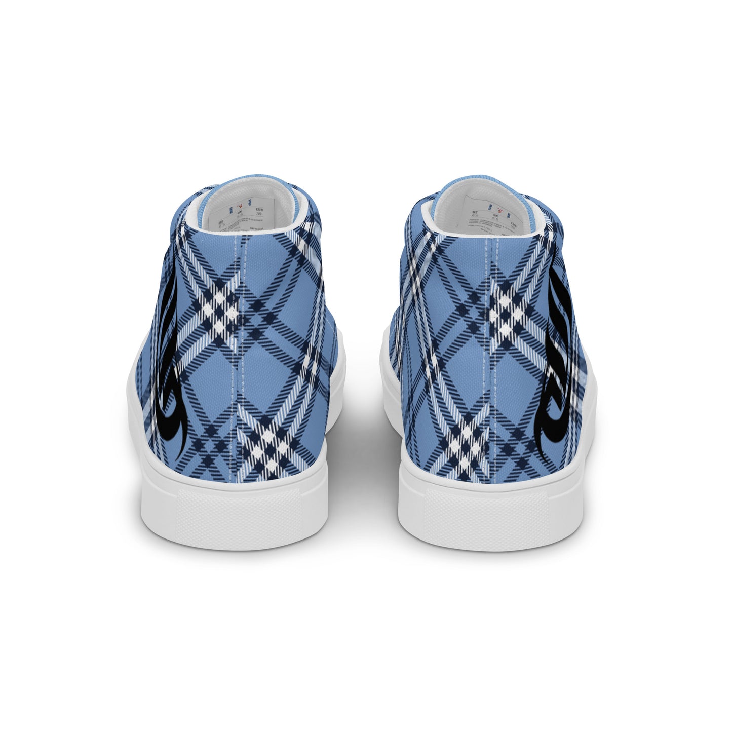 DivineWear Fall22 Mens Kicks in Plaid / Blue