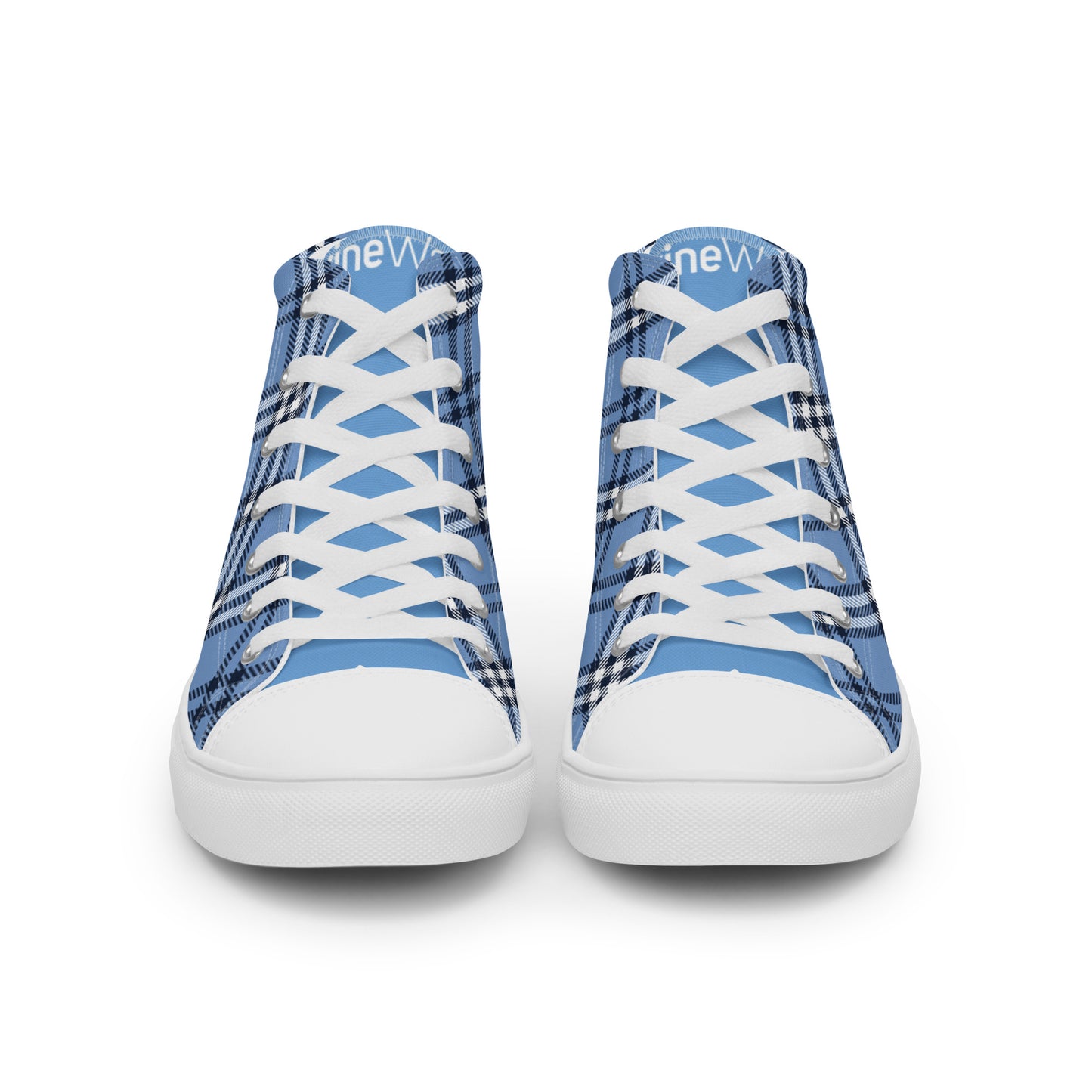 DivineWear Fall22 Mens Kicks in Plaid / Blue