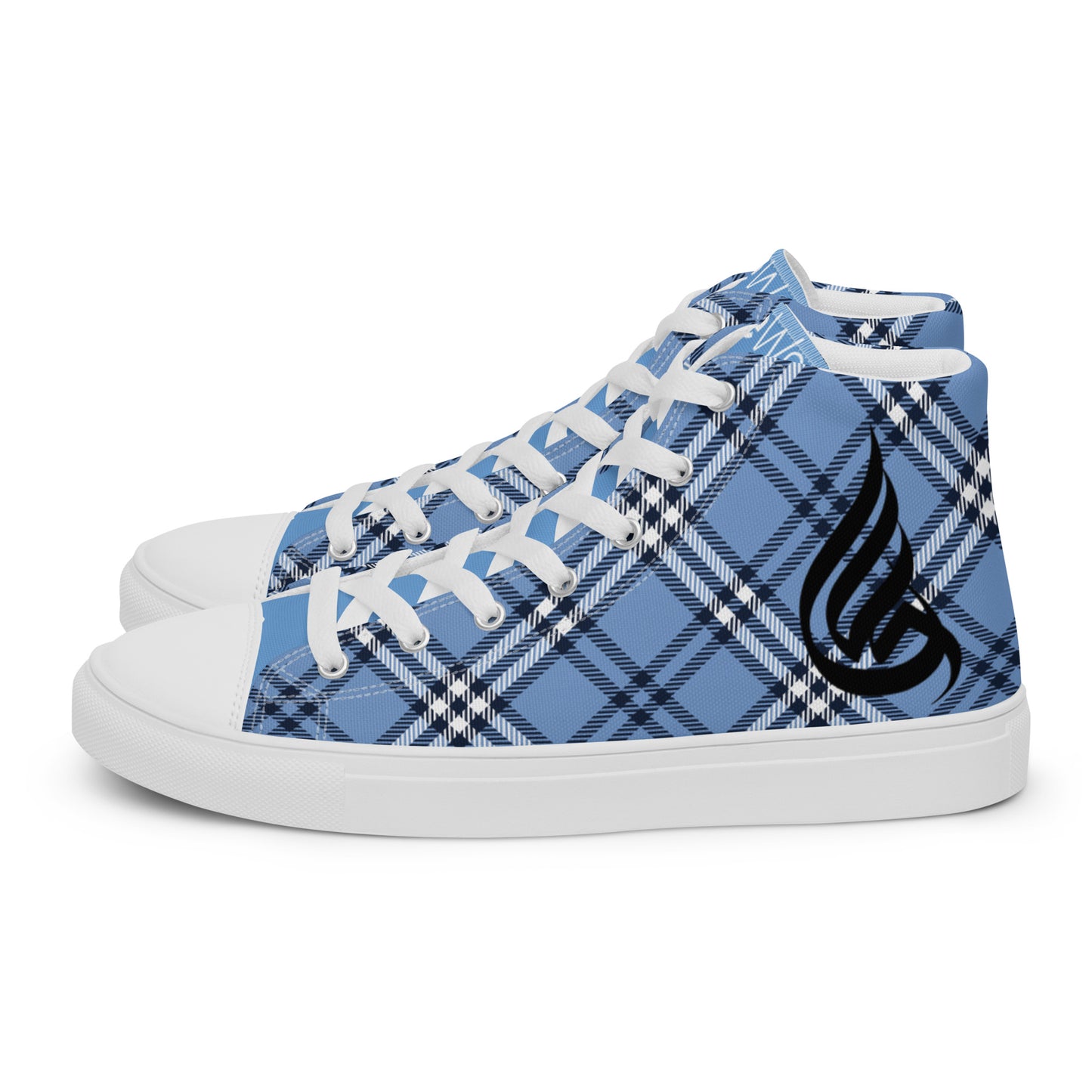 DivineWear Fall22 Mens Kicks in Plaid / Blue