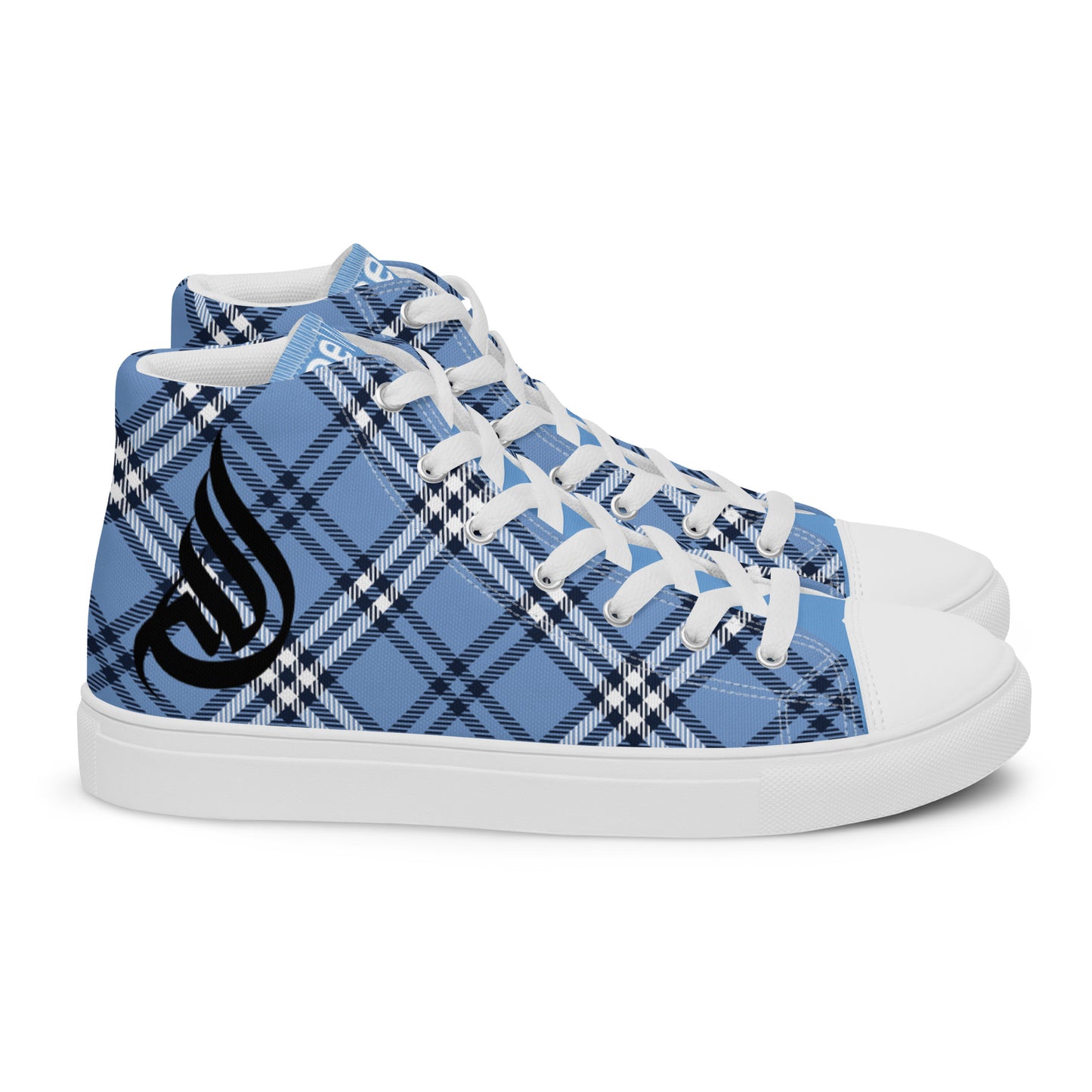 DivineWear Fall22 Mens Kicks in Plaid / Blue