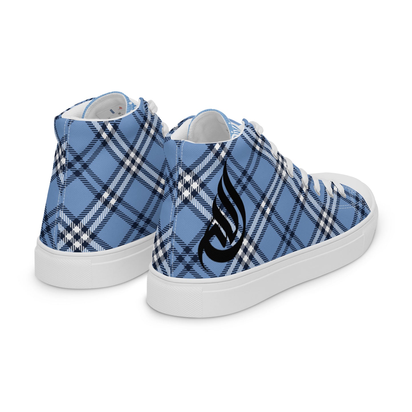 DivineWear Fall22 Mens Kicks in Plaid / Blue
