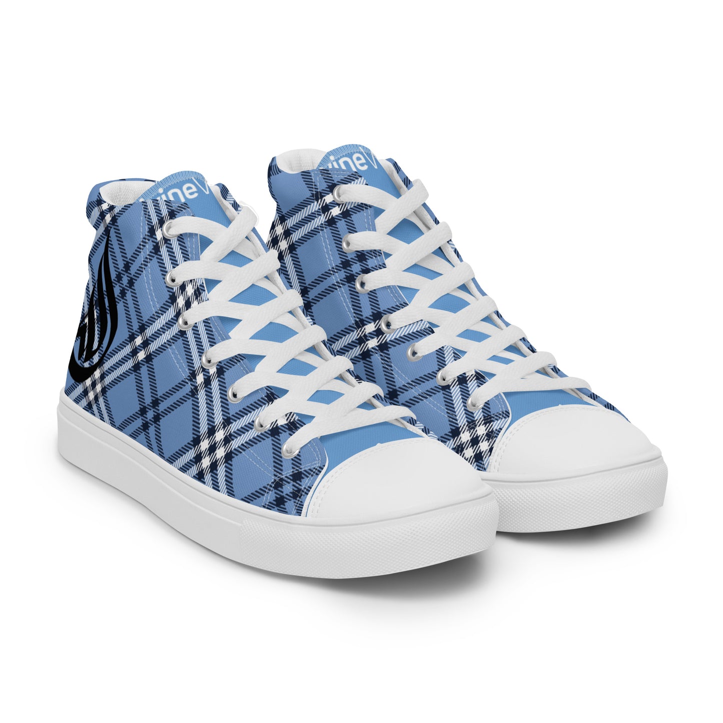 DivineWear Fall22 Mens Kicks in Plaid / Blue
