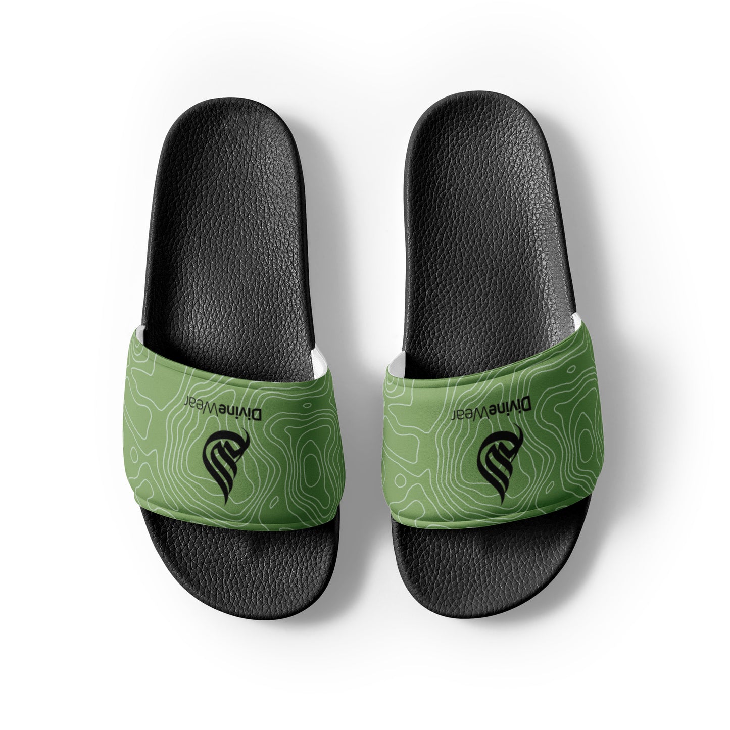 DivineWear FW22 Men’s slides/ Green