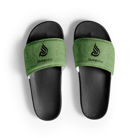 DivineWear FW22 Men’s slides/ Green