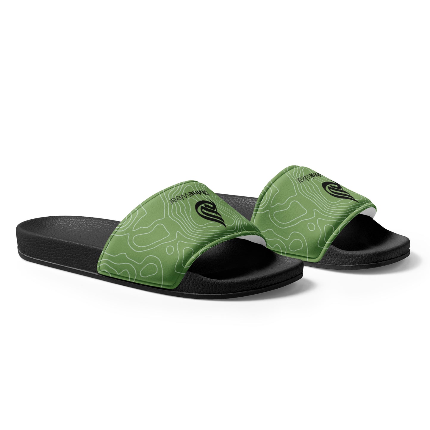 DivineWear FW22 Men’s slides/ Green