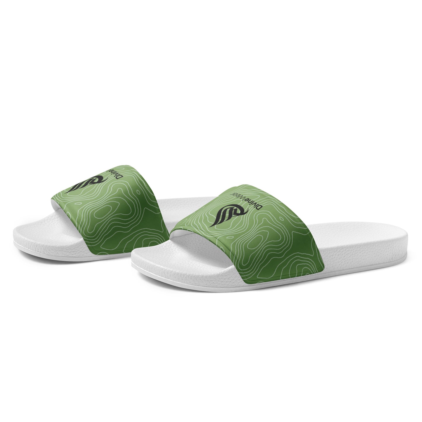 DivineWear FW22 Men’s slides/ Green